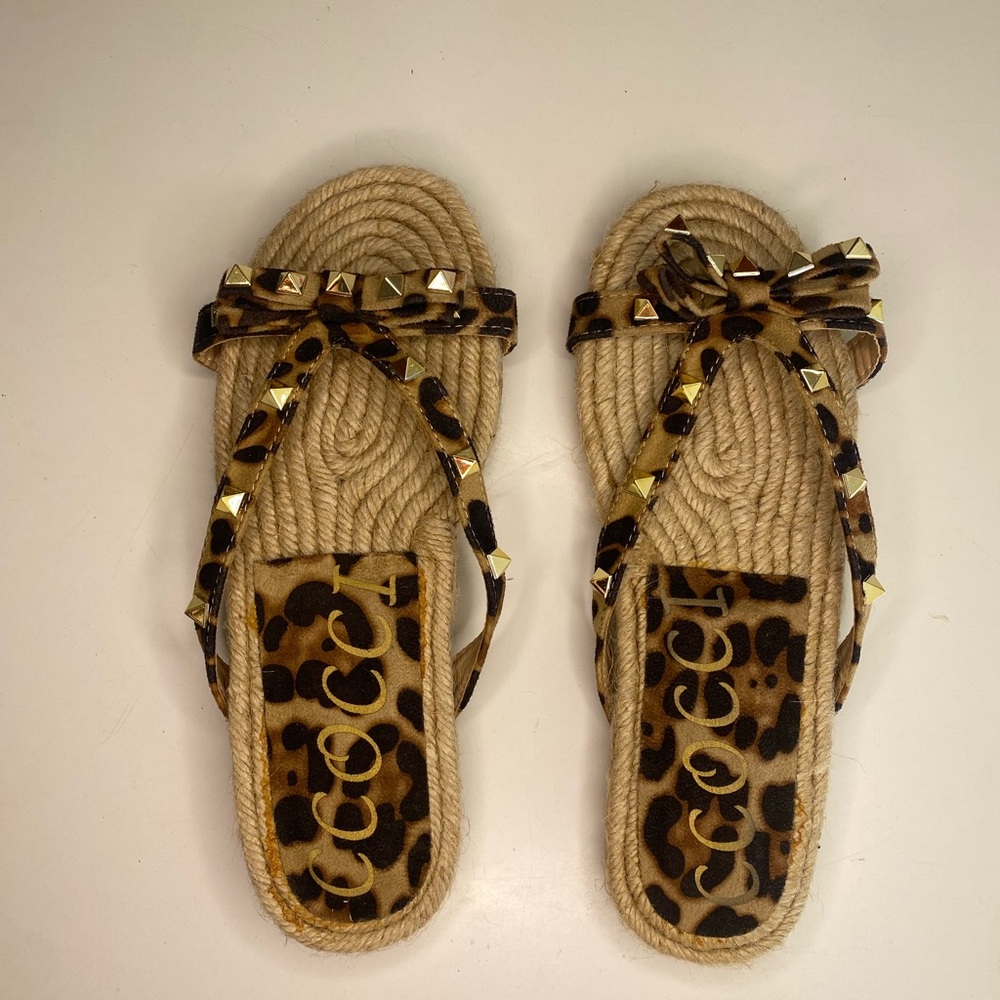 Women's Leopard Print Sandals